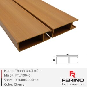 Thanh U cài trần Cherry