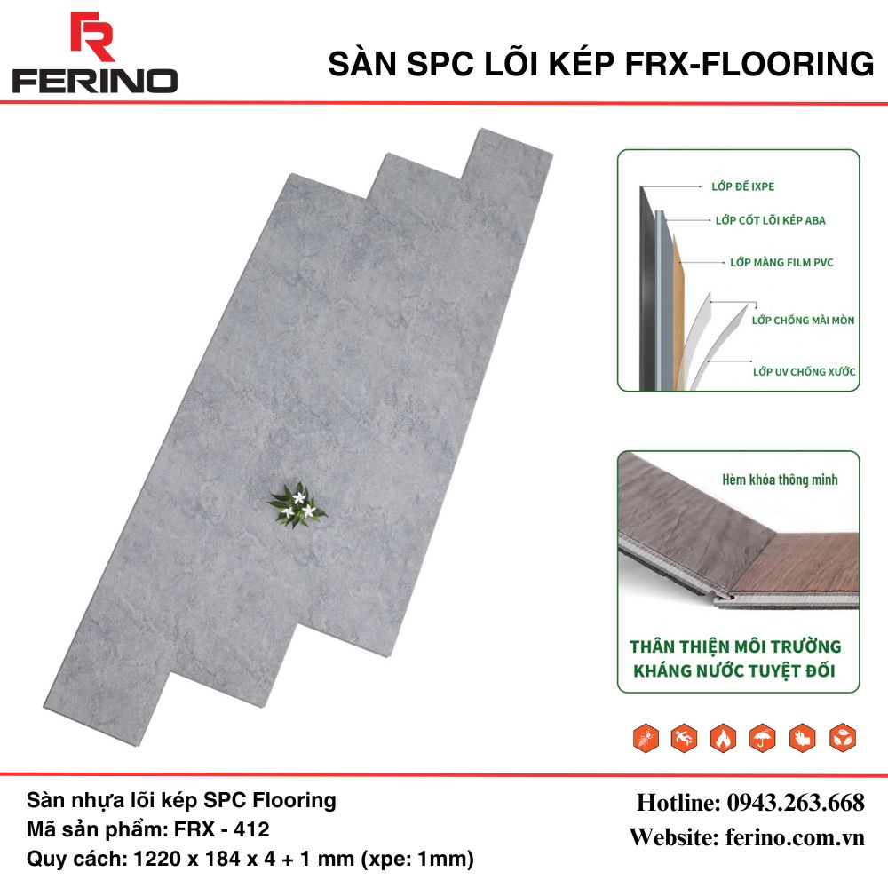 12 -295 SÀN ĐÁ SPC FRX -FLOORING