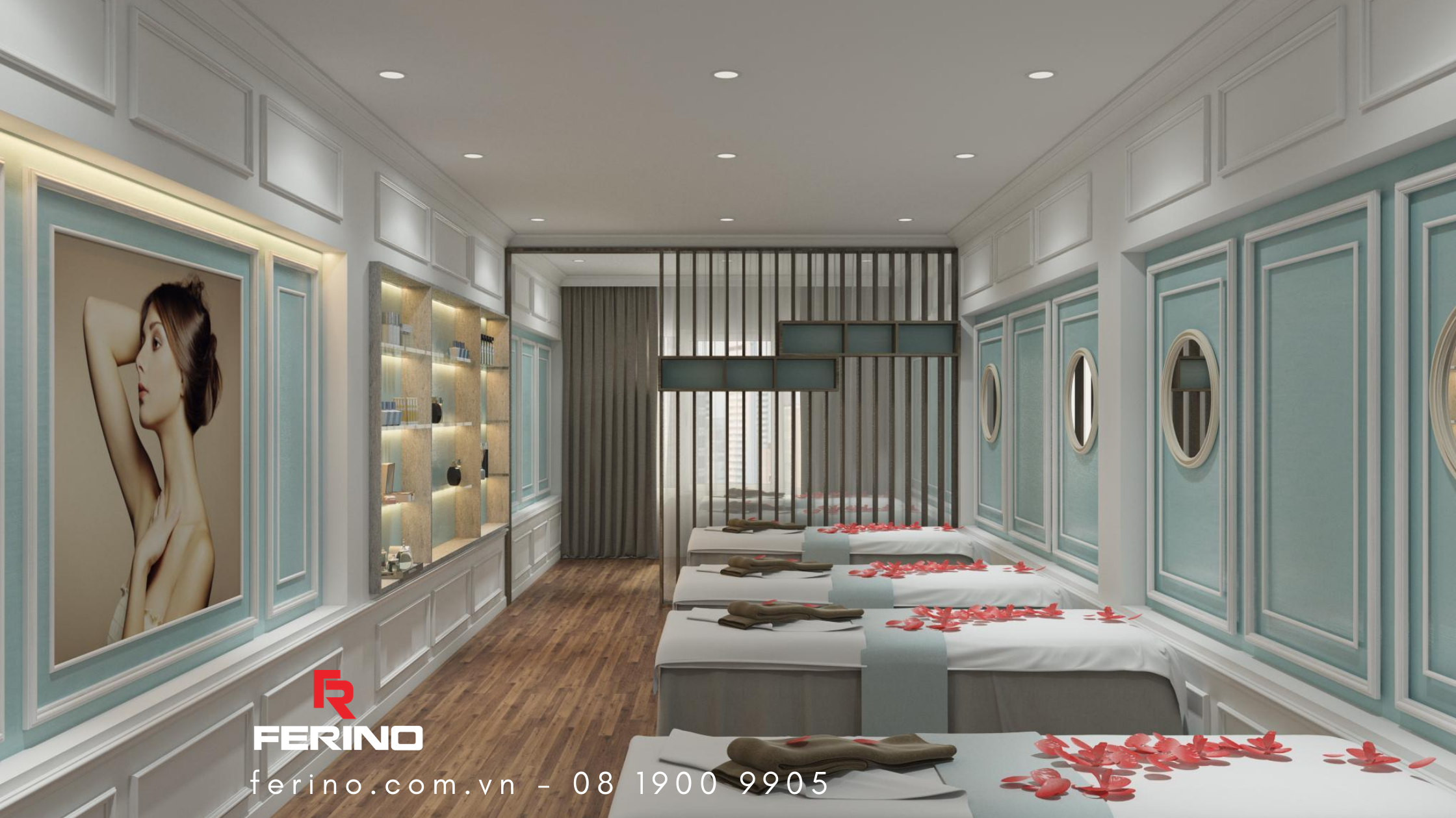 Ferino hoàn thiện công trình thẩm mỹ viện Thanh Xuân