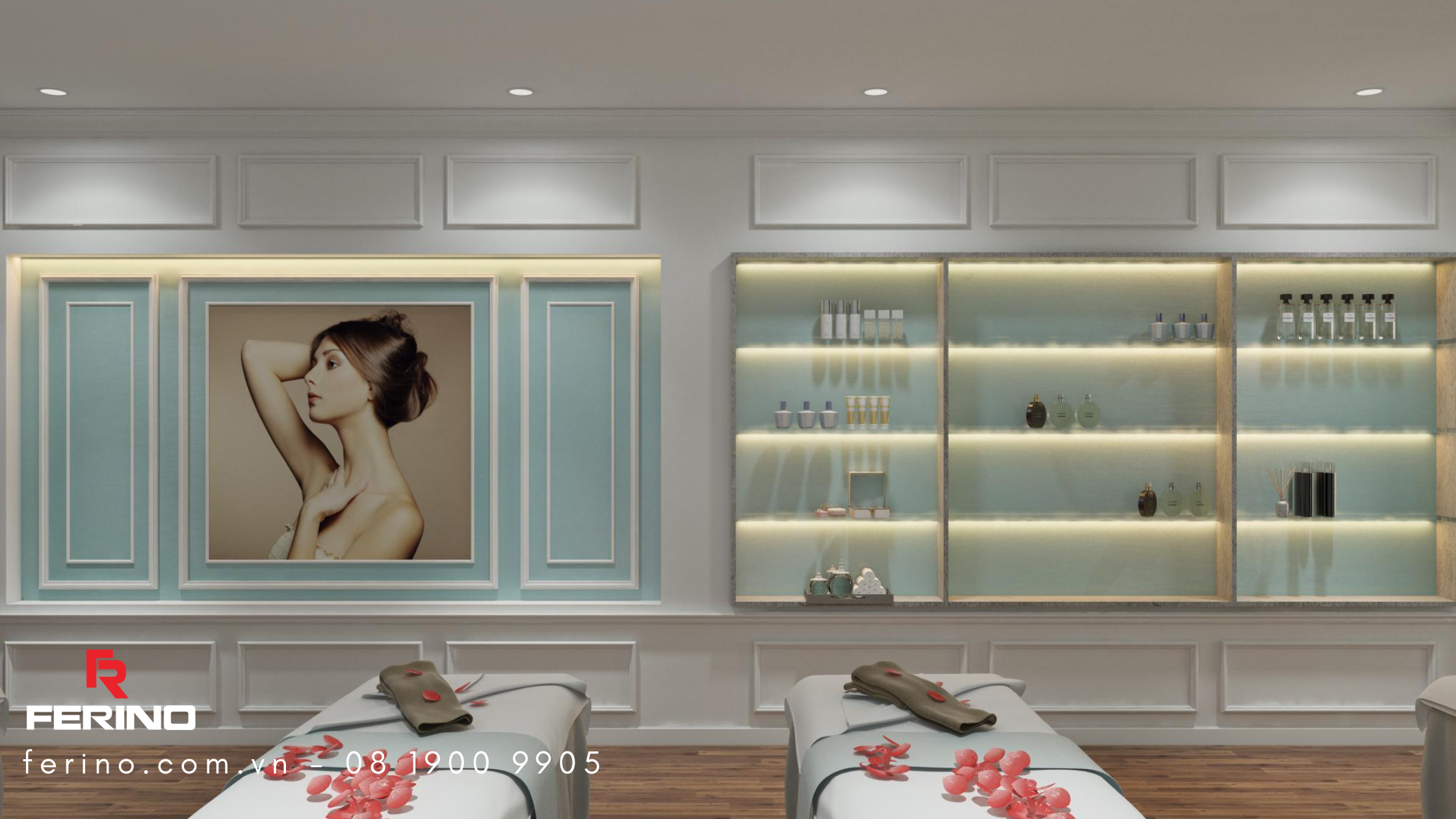 Ferino hoàn thiện công trình thẩm mỹ viện Thanh Xuân