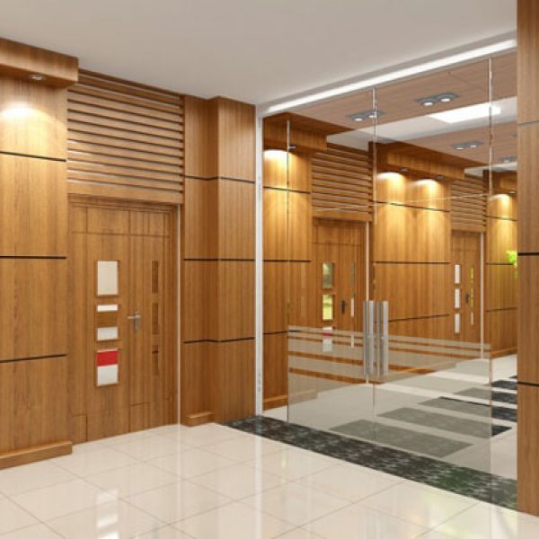 PVC vân gỗ trang trí ốp tường