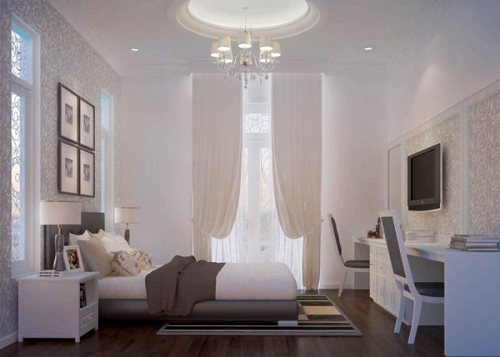 tấm nhựa trang trí phòng ngủ