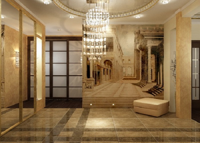 tấm nhựa trang trí hành lang