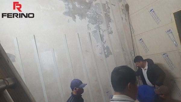 Hoàn thiện công trình trang trí tại UBND Huyện Phú Xuyên