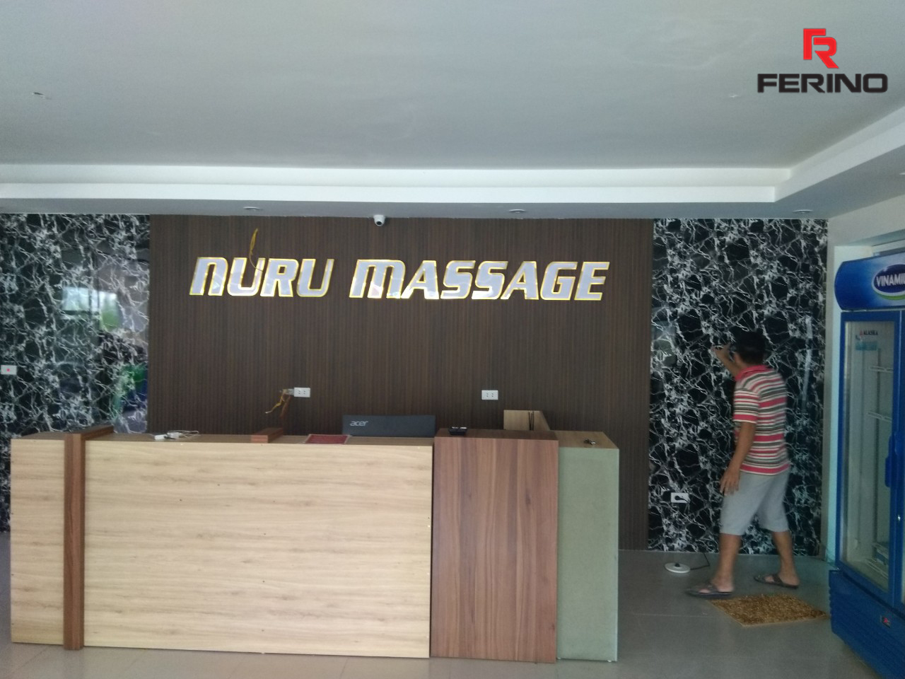 Ferino hoàn thiện công trình Nuru Massage Hà Nội của anh Phong