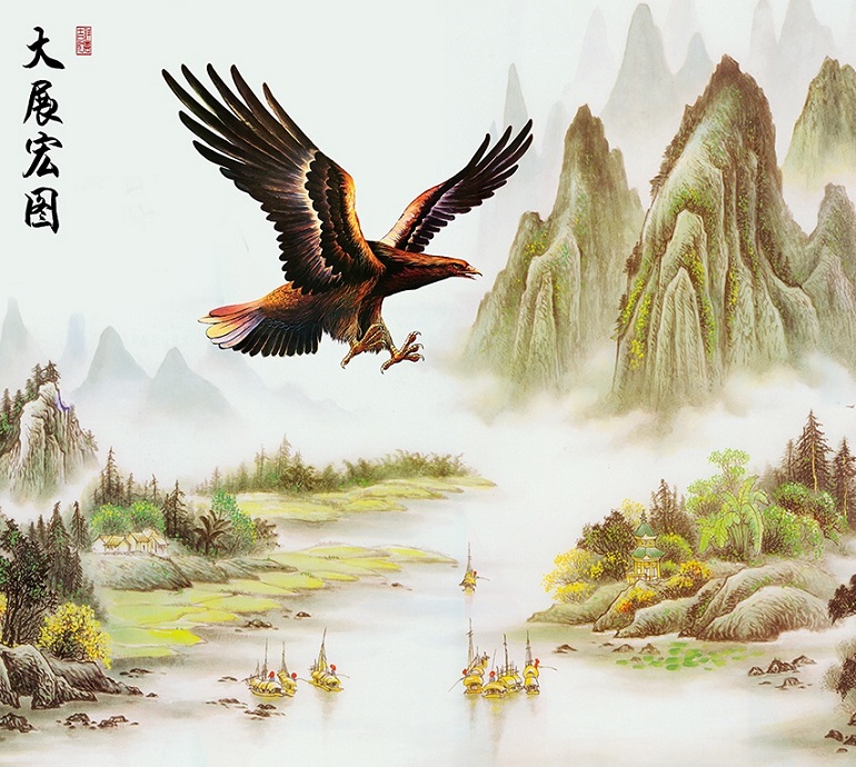 tranh 3D PVC ốp tường