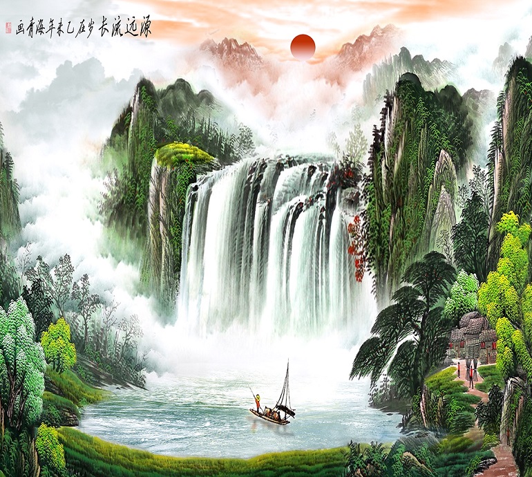 tranh 3D PVC ốp tường