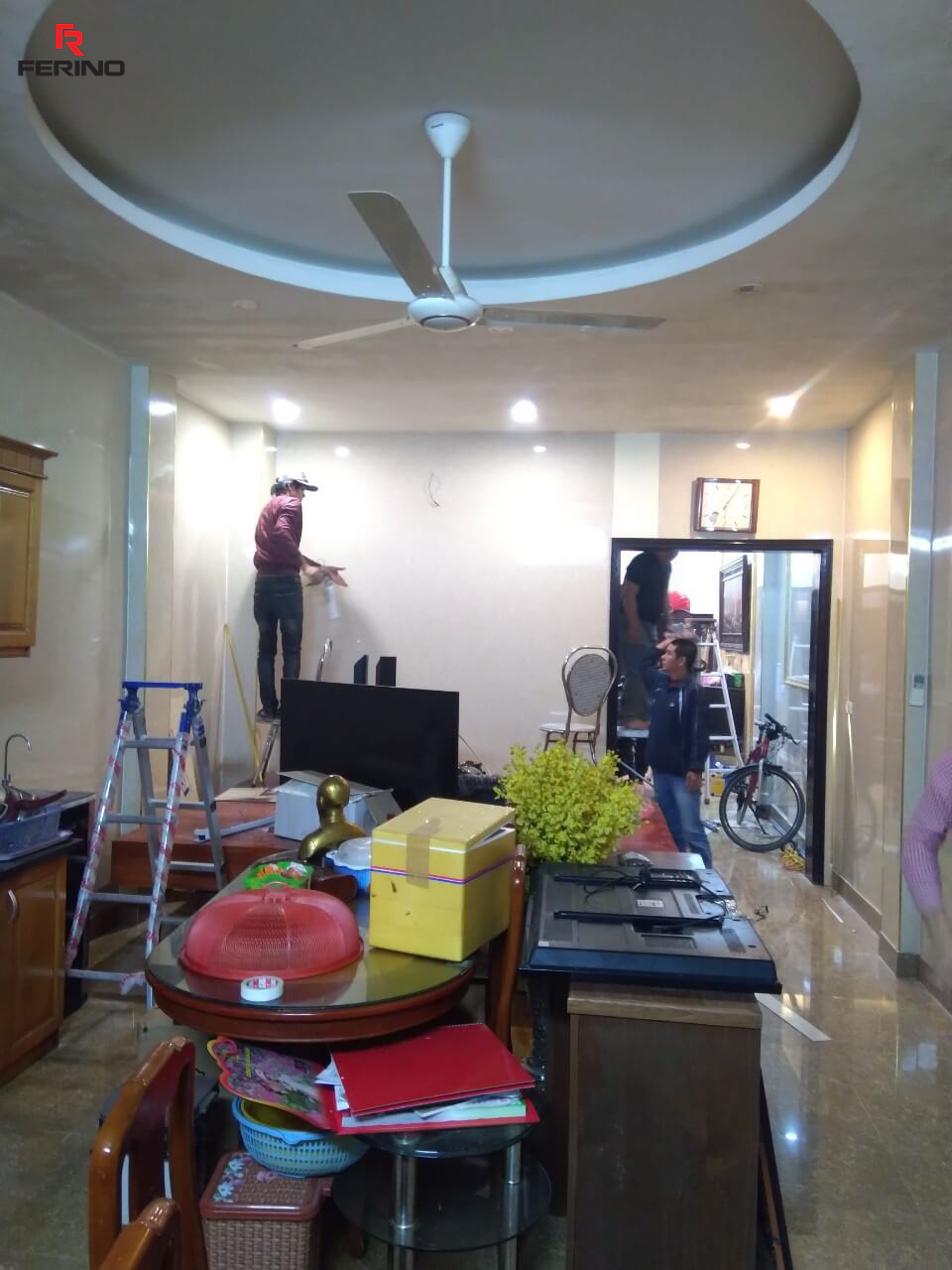 Hoàn thiện công trình nhà anh Hải tại 105 Tôn Đức Thắng - Đống Đa - Hà Nội