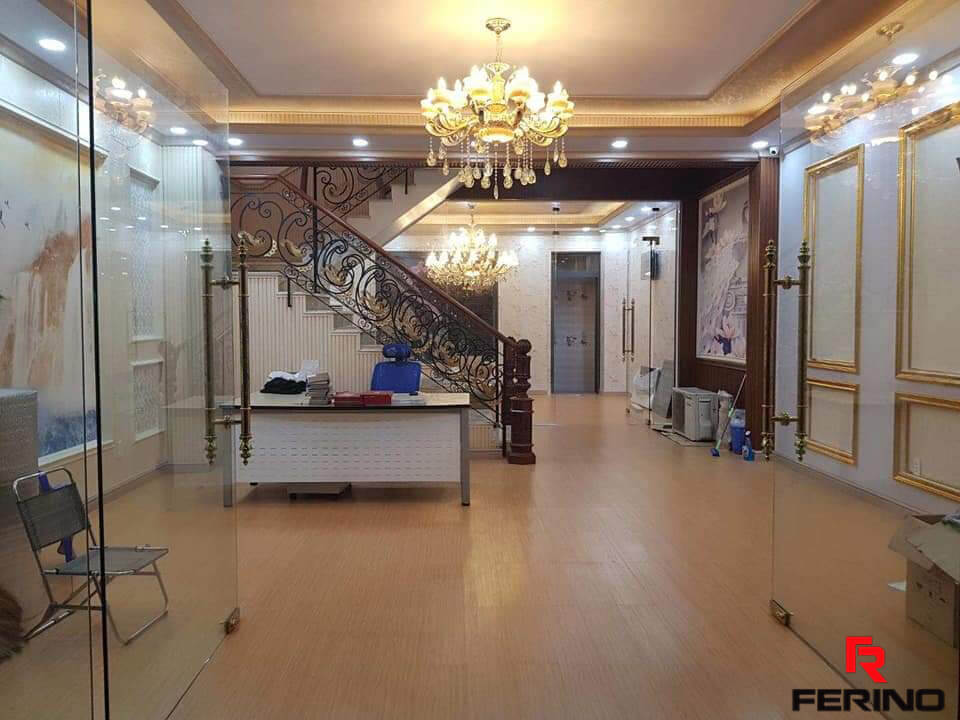 Thi công trang trí tấm ốp giả đá tại nội thất Eden