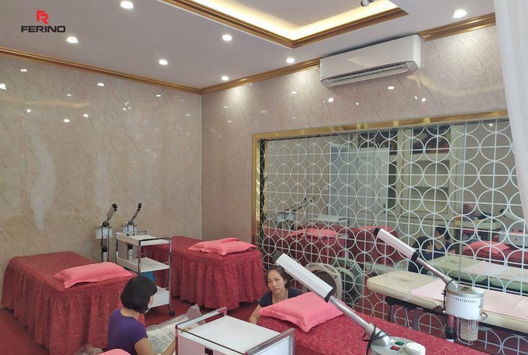 Hoàn thiện công trình cho Spa chị Quỳnh tại 61C Quang Trung - Hà Nội
