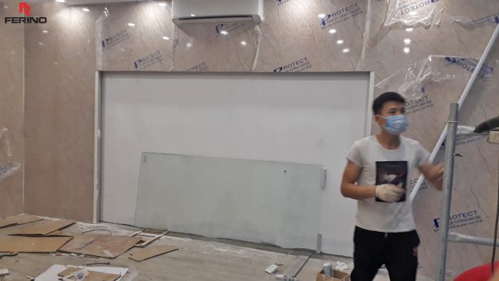 Hoàn thiện công trình cho Spa chị Quỳnh tại 61C Quang Trung - Hà Nội