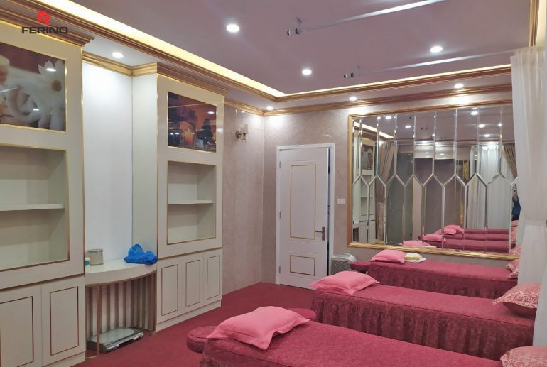 Hoàn thiện công trình cho Spa chị Quỳnh tại 61C Quang Trung - Hà Nội