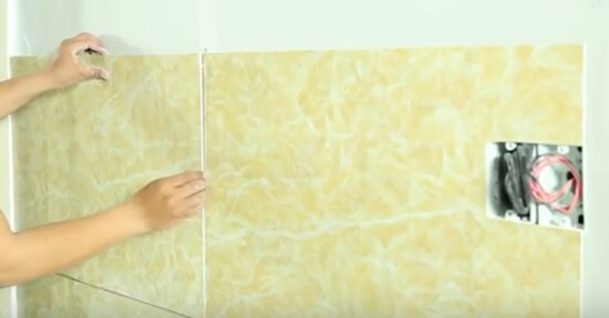 Hướng dẫn thi công tấm nhựa giả đá PVC chuẩn đúng kỹ thuật-4