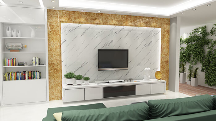 Địa chỉ mua tấm nhựa pvc vân đá ốp tường phong cách mới 2019