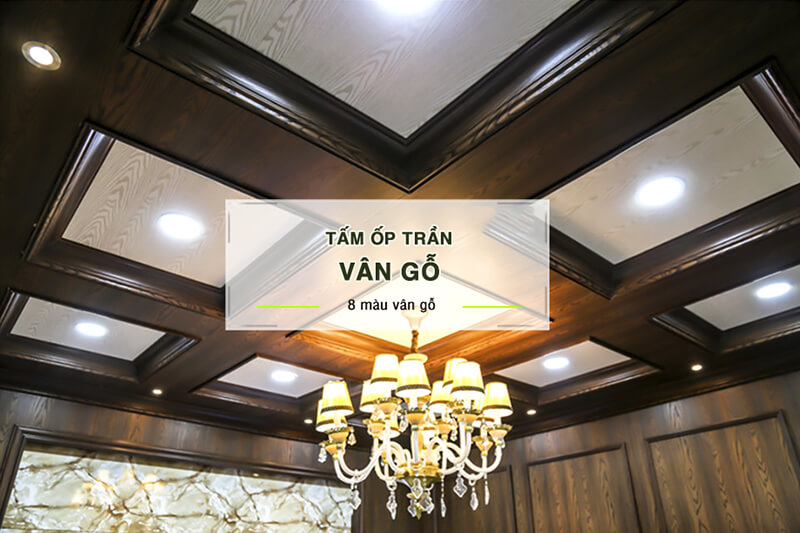 Tấm nhựa giả gỗ ốp trần và báo gía chi tiết