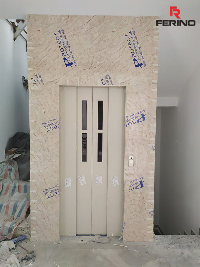 Hoàn thiện công trình cho thang máy của anh Toàn - Hà Nội