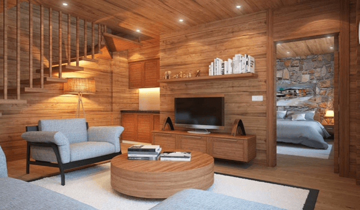 sự ấm cúng khi sử dụng sản phẩm tu bổ cho nội thất