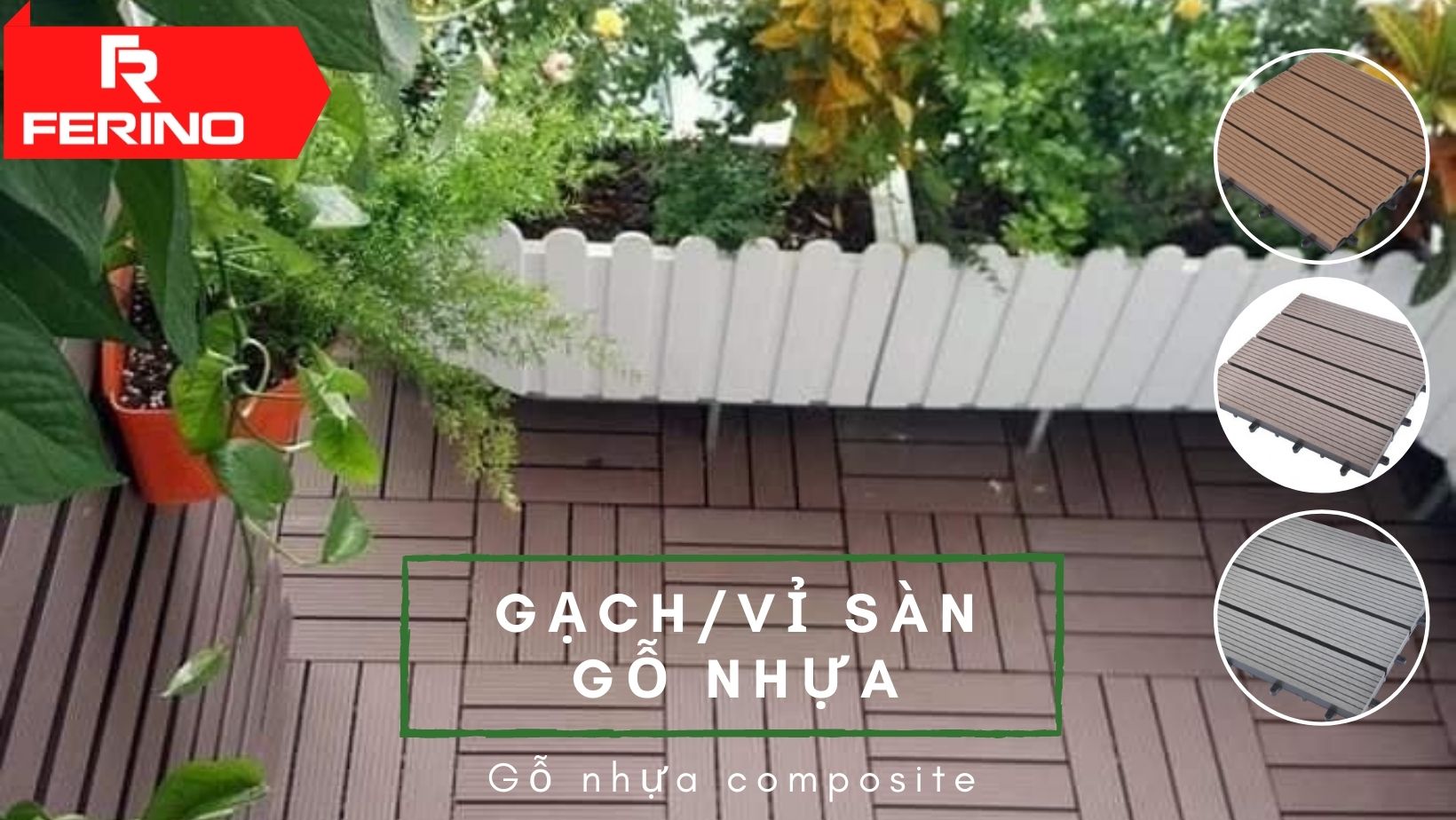 vỉ gỗ nhựa ngoài trời