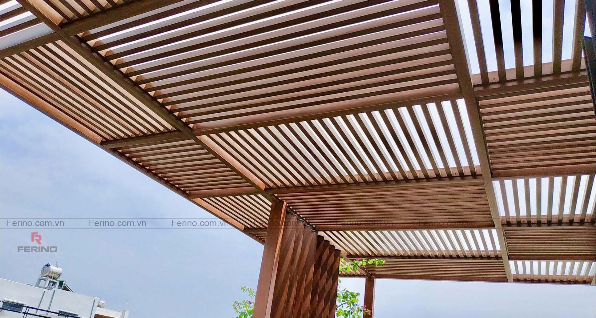 Thanh lam gỗ nhựa ngoài trời