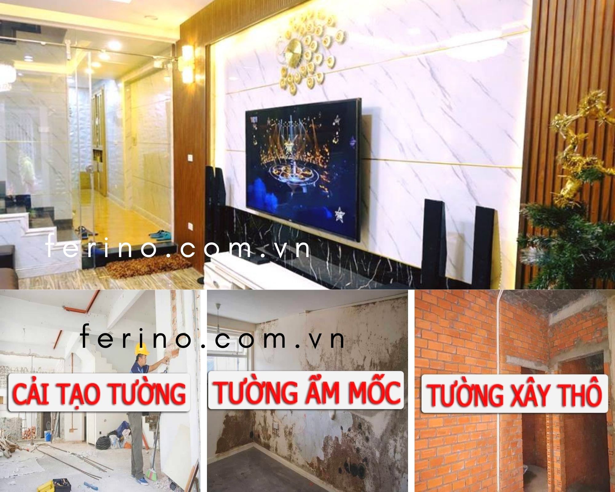 Cách xử lý tường bị ẩm mốc