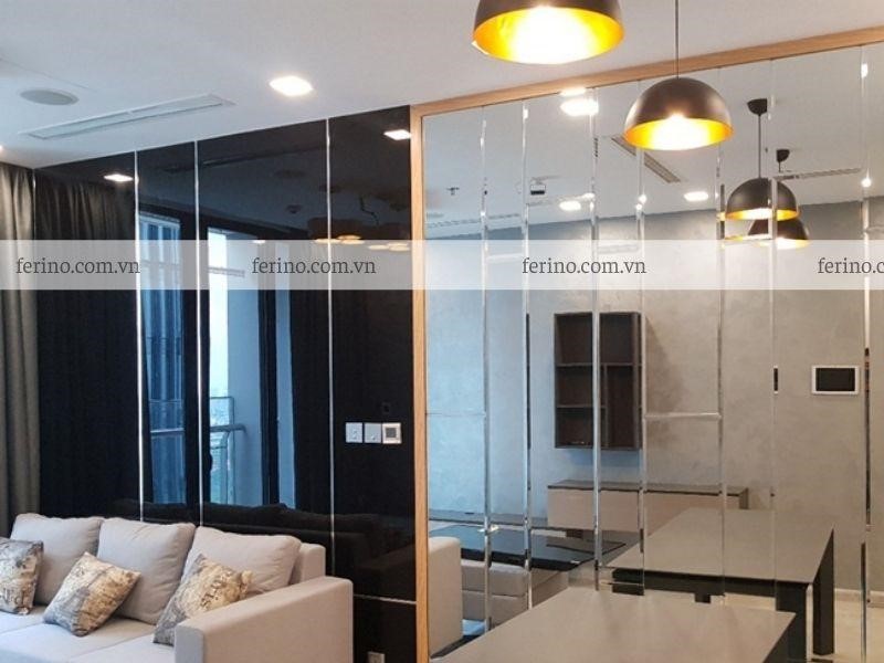 Vách bằng kính thích hợp nhất với những không gian nhỏ hẹp