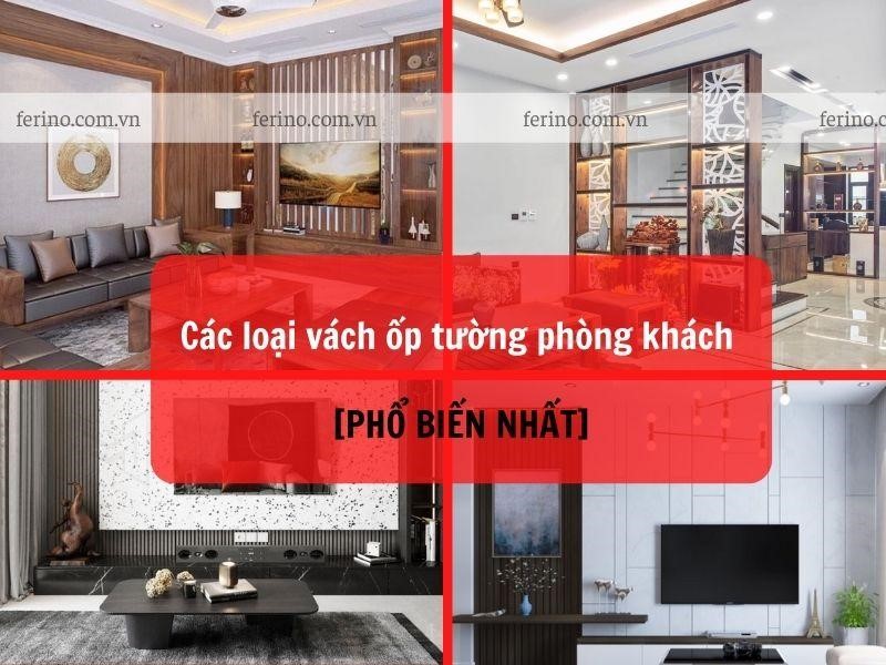các loại vách ốp tường phòng khách