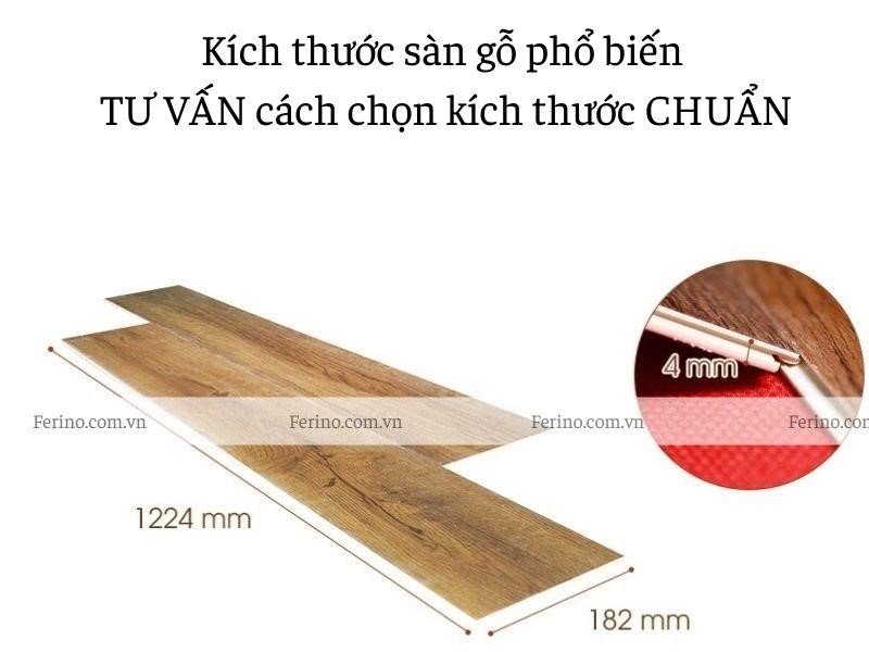 kích sàn gỗ trong thực tế