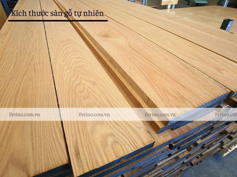 kích thước sàn gỗ tự nhiên