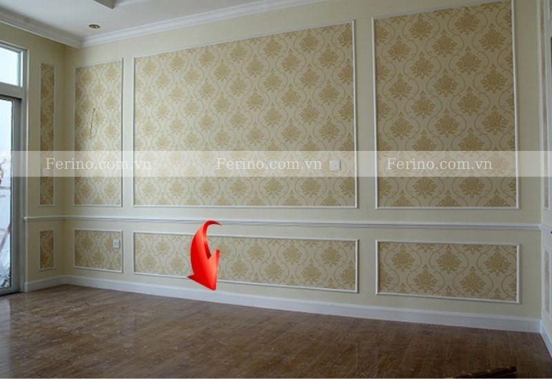 phào chân tường bằng thạch cao