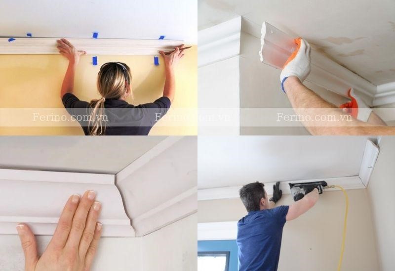 thi công phào tường