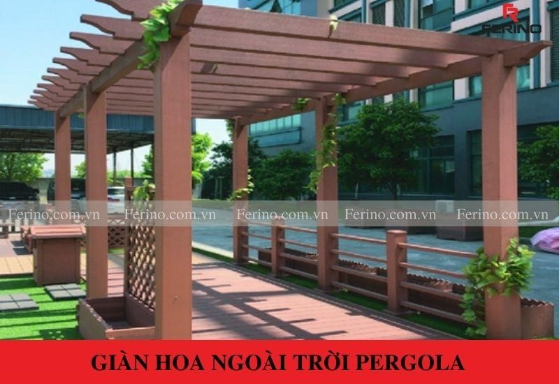 giàn hoa ngoài trời pergola