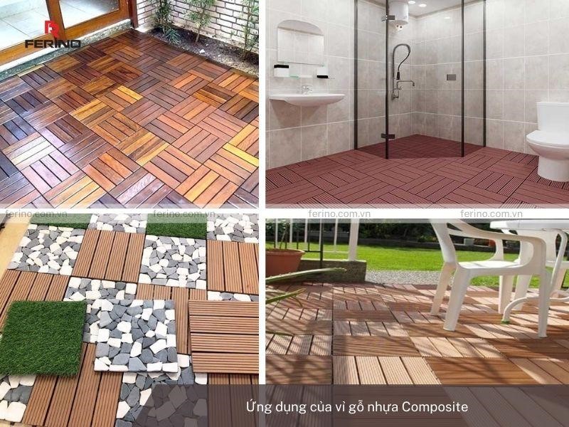 ứng dụng của vỉ gỗ nhựa composite