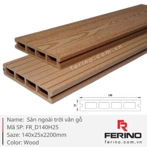 Sàn gỗ nhựa Wood FR140K25A