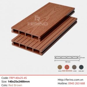 FRP140x25-4S - Red Brown