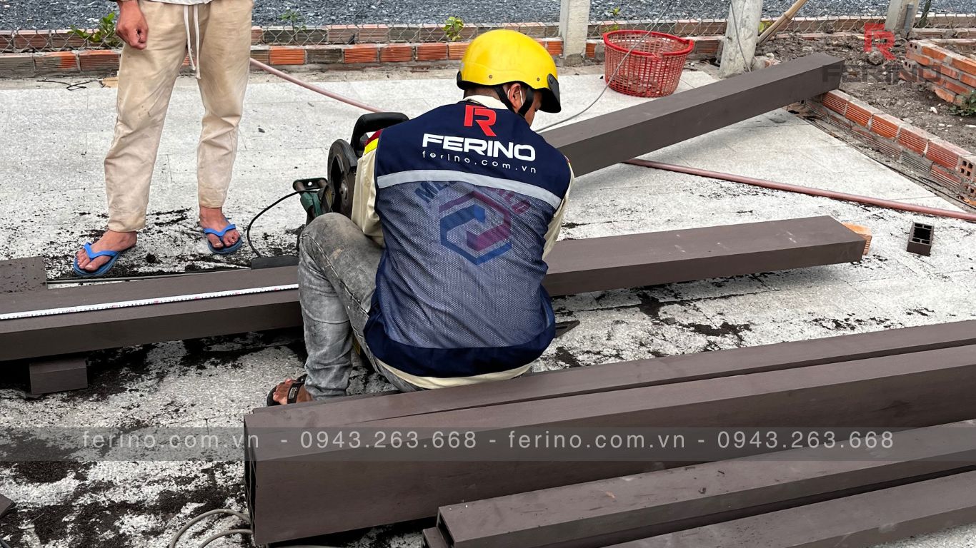 Thi công nhà chòi gỗ nhựa tại Bình Chánh