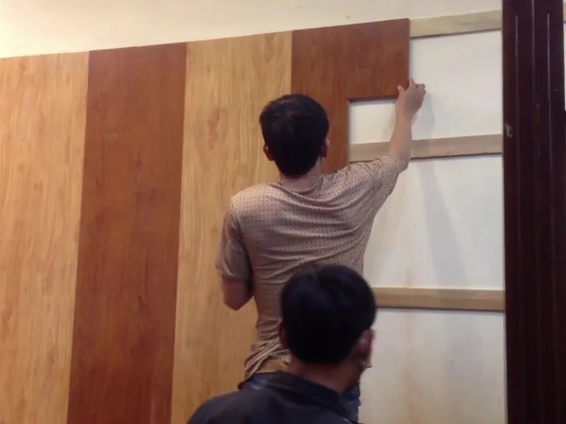 Cách thi công tấm nhựa ốp tường