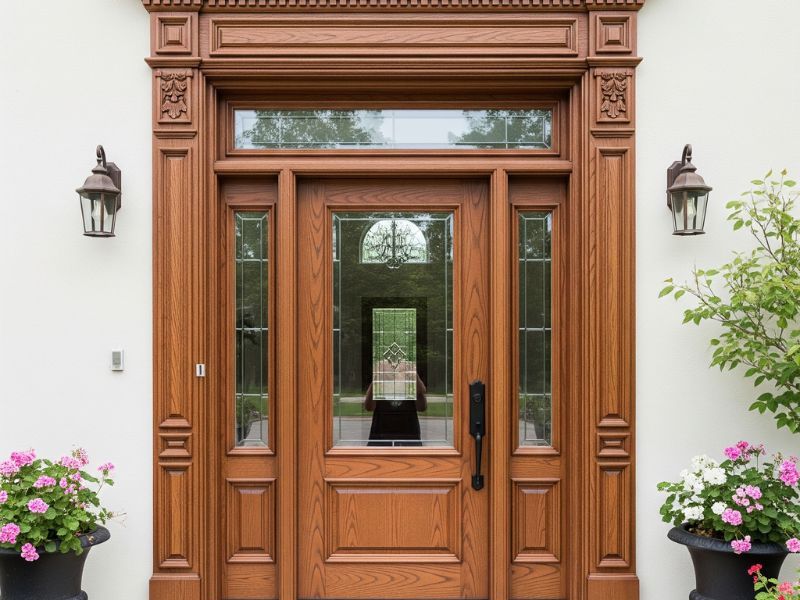 Mẫu phào chỉ cửa chính đẹp