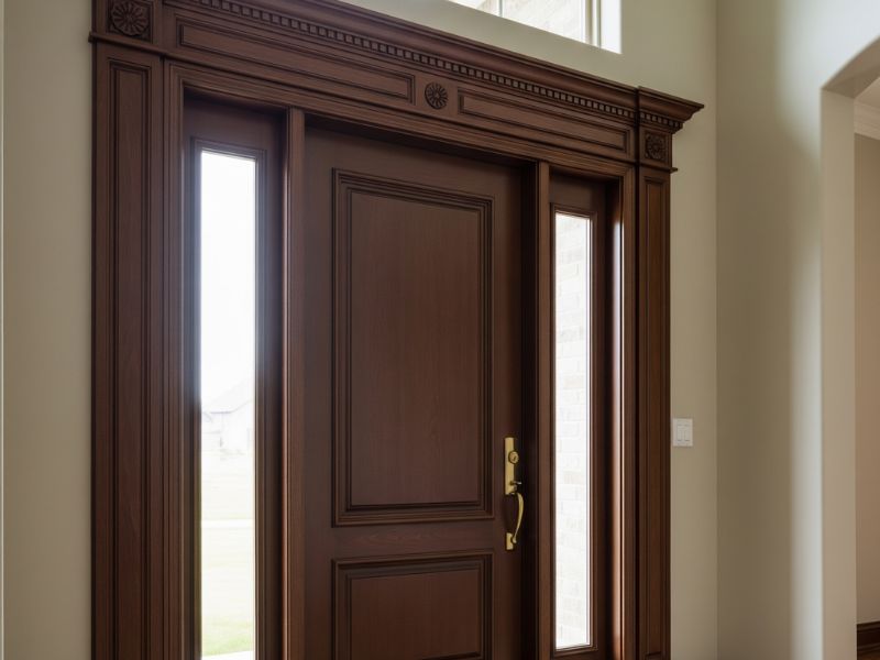 Mẫu phào chỉ cửa chính đẹp
