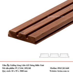 Gỗ Thông Biến Tính Hệ Lam Sóng