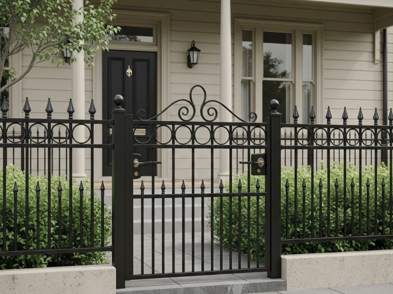 Mẫu hàng rào đẹp đơn giản