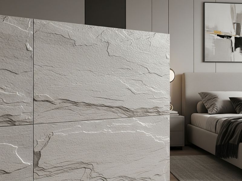 Mẫu nhựa ốp tường phòng ngủ