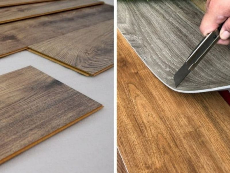 cách dán sàn nhựa giả gỗ