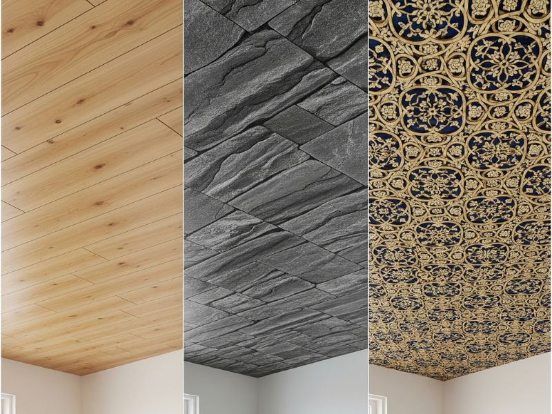 Mẫu trần nhựa nano phẳng đẹp