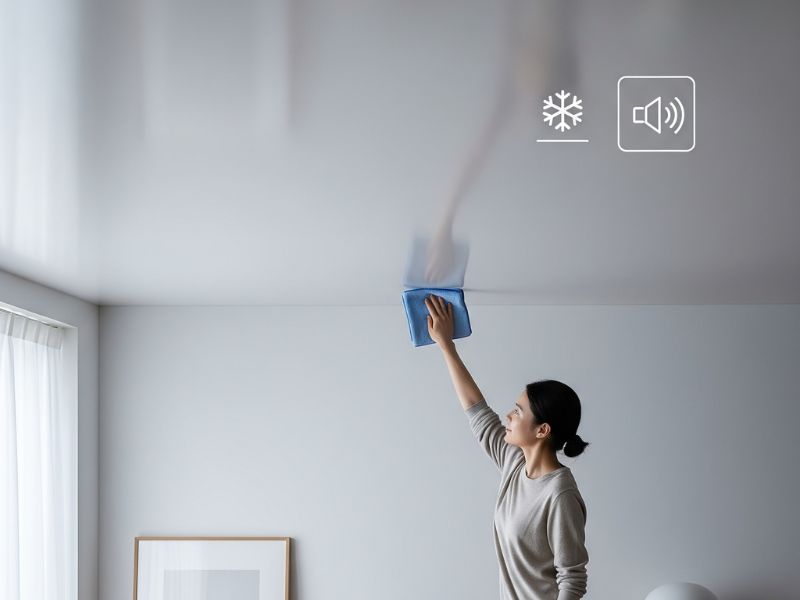 Mẫu trần nhựa nano phẳng đẹp