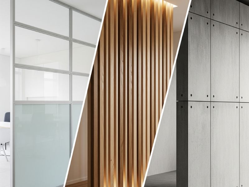 Tự làm vách ngăn phòng khách