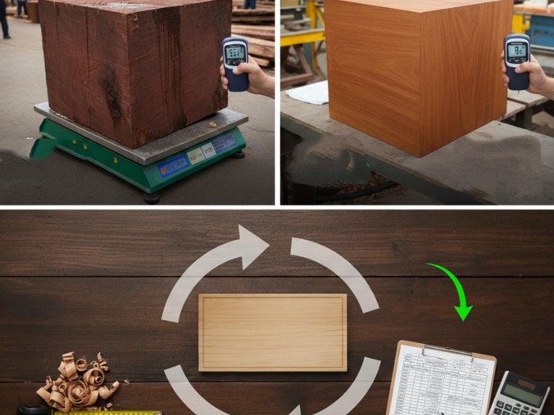 1 khối gỗ căm xe bao nhiêu kg