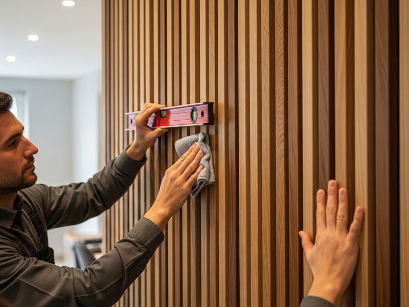 Khoảng cách giữa các lam gỗ