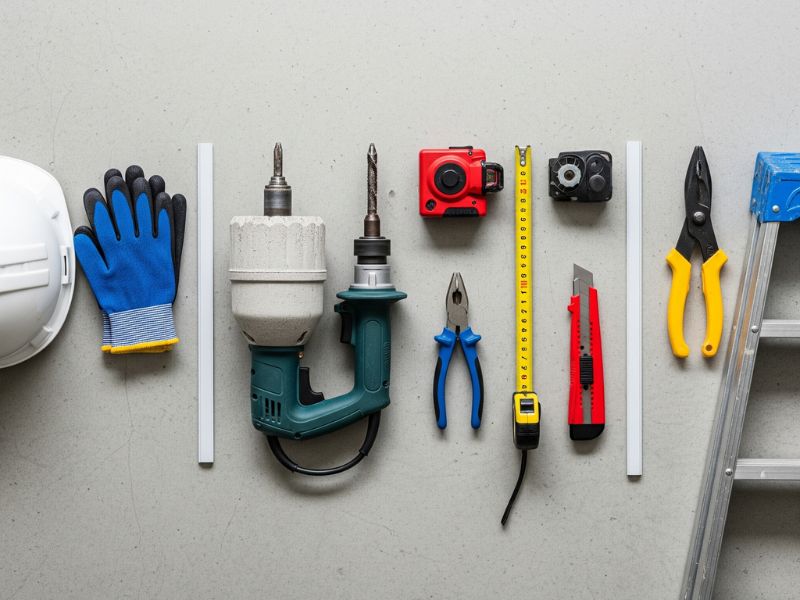 Khoảng cách khung xương trần nhựa nano