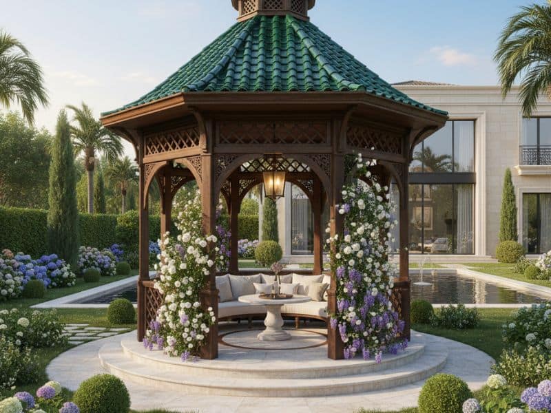 Kích thước nhà chòi lục giác