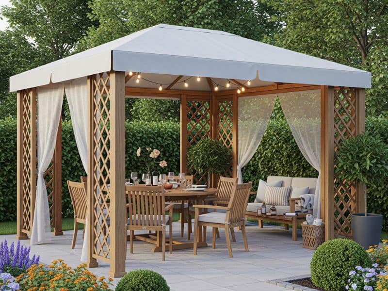 Kích thước nhà chòi tứ giác